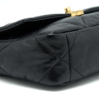 CHANEL SMALL 19 BAG BLACK GHW