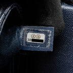 CHANEL SMALL COCO HANDLE BAG CAVIAR NAVY LGHW