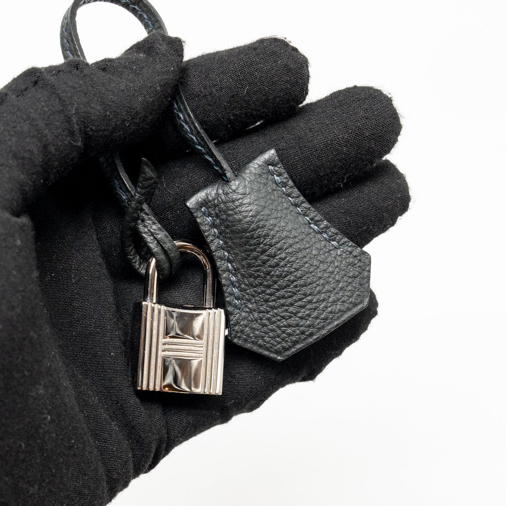 Hermes Kelly 28 Togo Graphite SHW