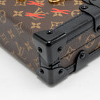 Louis Vuitton Petite Malle Monogram Canvas / Smooth Calfskin Brown / Black GHW