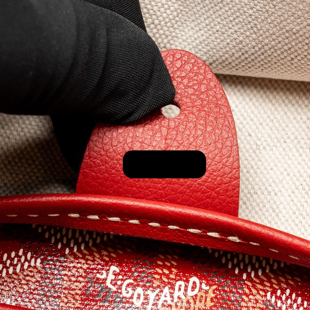 Goyard Artois PM Bag Goyardine Canvas/Chevroches Calfskin Rouge SHW
