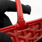 Goyard Artois PM Bag Goyardine Canvas/Chevroches Calfskin Rouge SHW