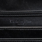 DIOR DIORAMA WALLET ON CHAIN LIMITED PRINT LAMBSKIN BLACK SHW