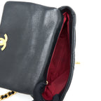 CHANEL SMALL 19 BAG GOATSKIN BLACK GHW