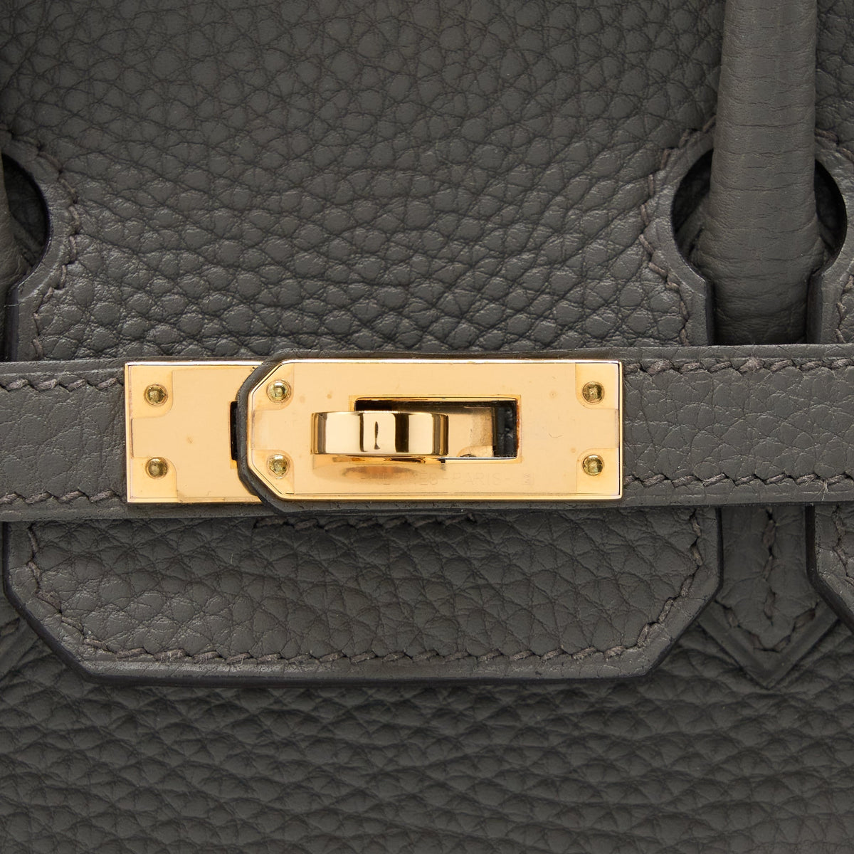 Hermes Birkin 25 Togo 8F Gris Etain RGHW