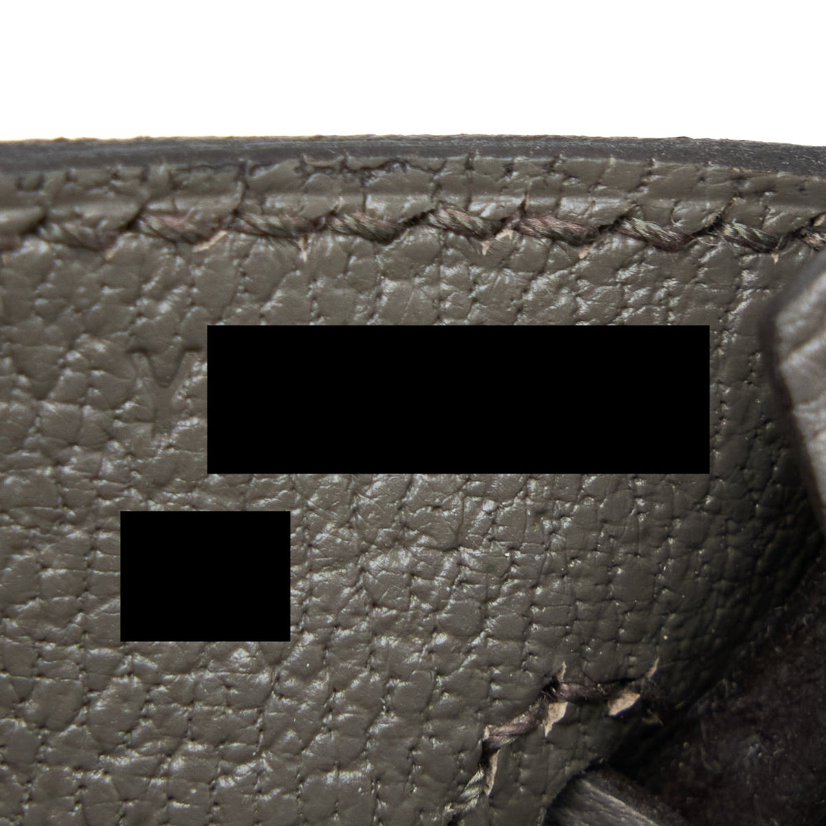 Hermes Birkin 25 Togo 8F Gris Etain RGHW