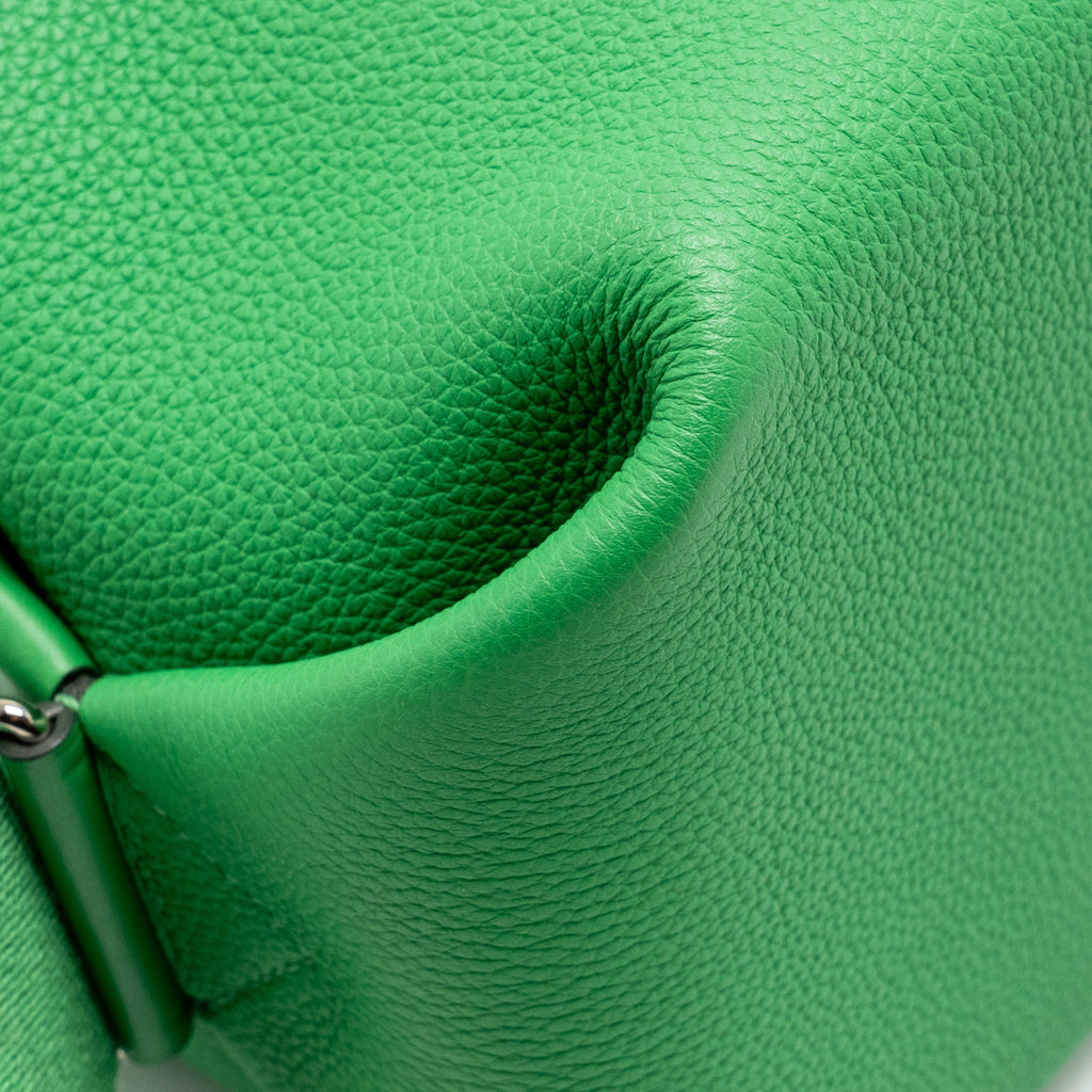 HERMES EMILE 30 BAG TOGO/SWIFT Bamboo SHW