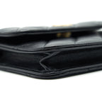 CHANEL PEARL CRUSH BELT BAG BLACK GHW