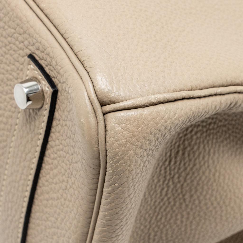 Hermes Birkin 35 Togo Gris Tourterelle SHW