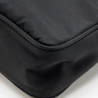 PRADA REEDITION 2000 NYLON SHOULDER BAG BLACK SHW