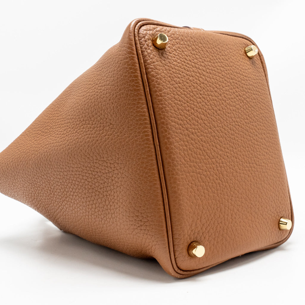 Hermes Picotin 18 Lock Bag Clemence GOLD GHW