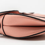 DIOR MINI SADDLE BAG GRAINED CALFSKIN PINK GHW
