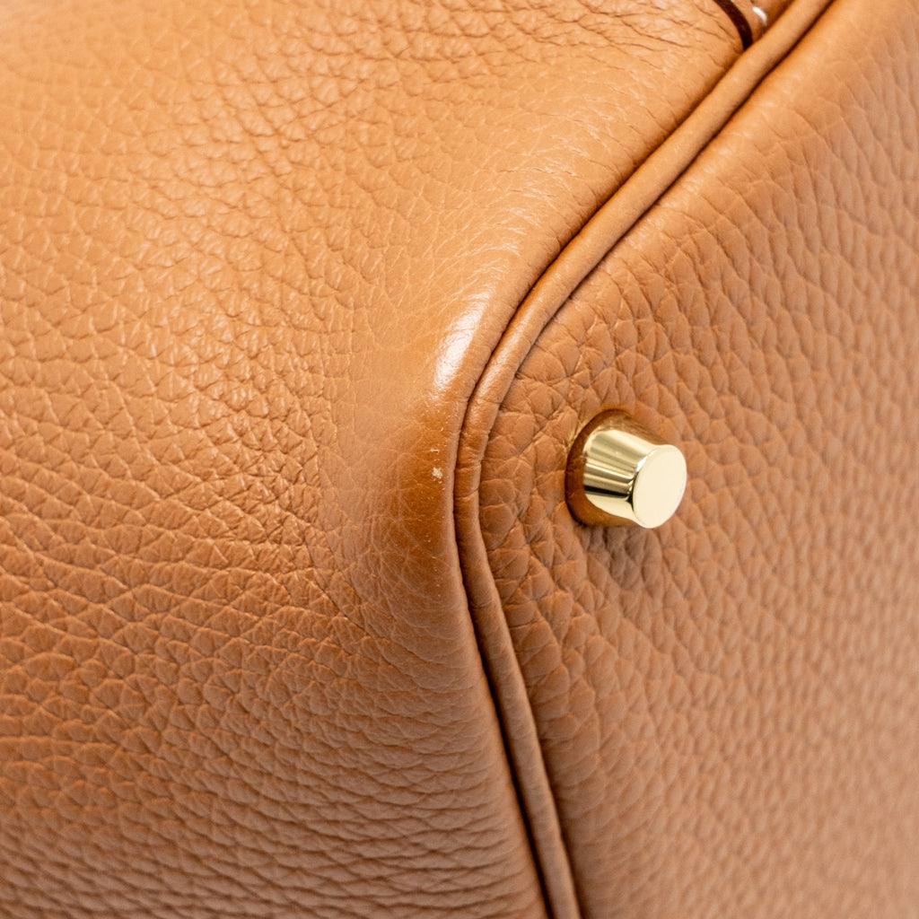 Hermes Picotin 18 Lock Bag Clemence GOLD GHW