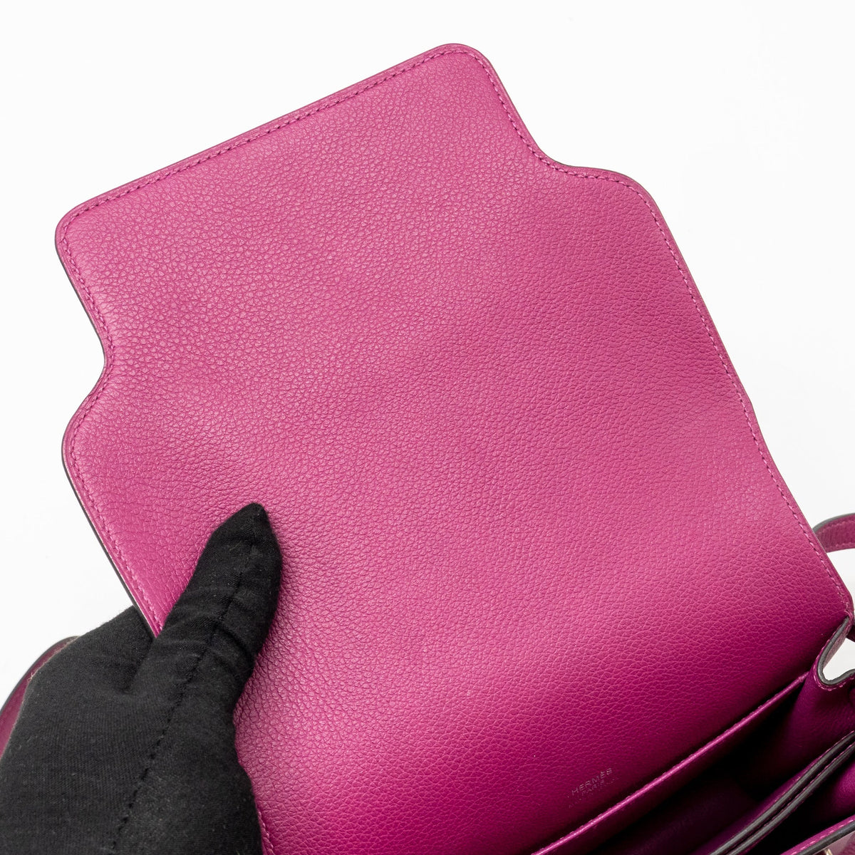 Hermes Mini Roulis Evercolor Rose Purple SHW