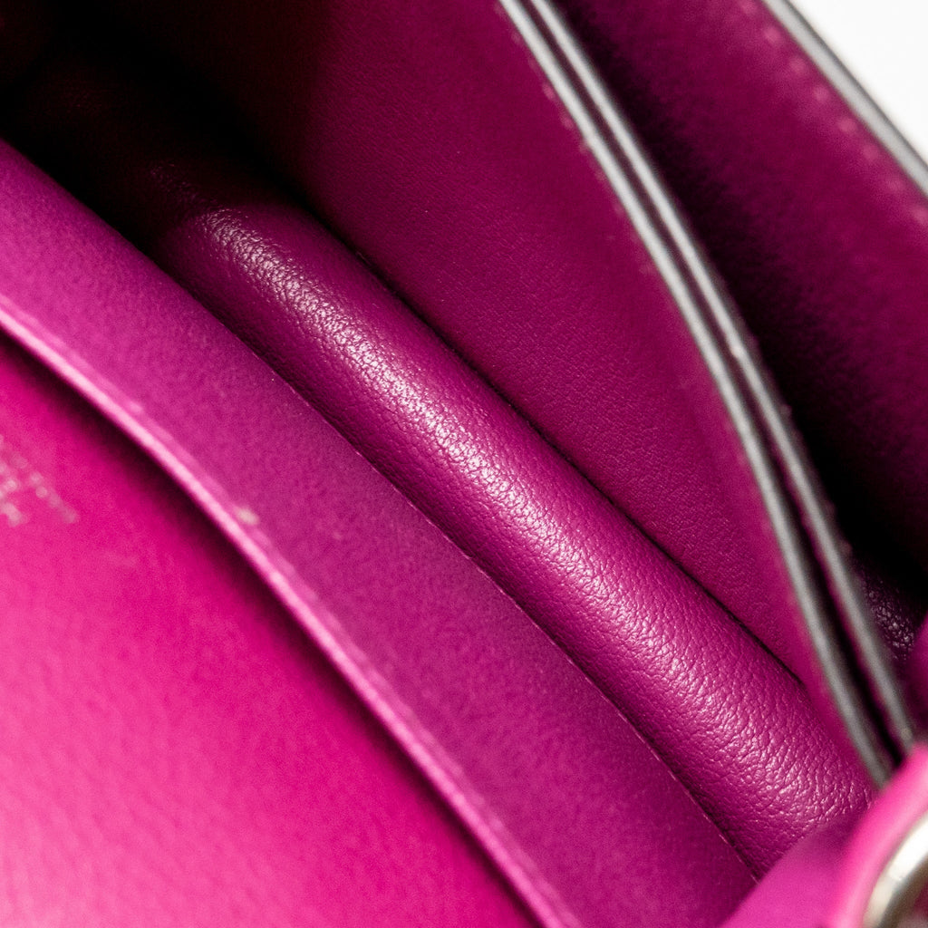 Hermes Mini Roulis Evercolor Rose Purple SHW