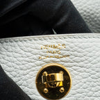 Hermes Mini Lindy Clemence Blue Pale GHW