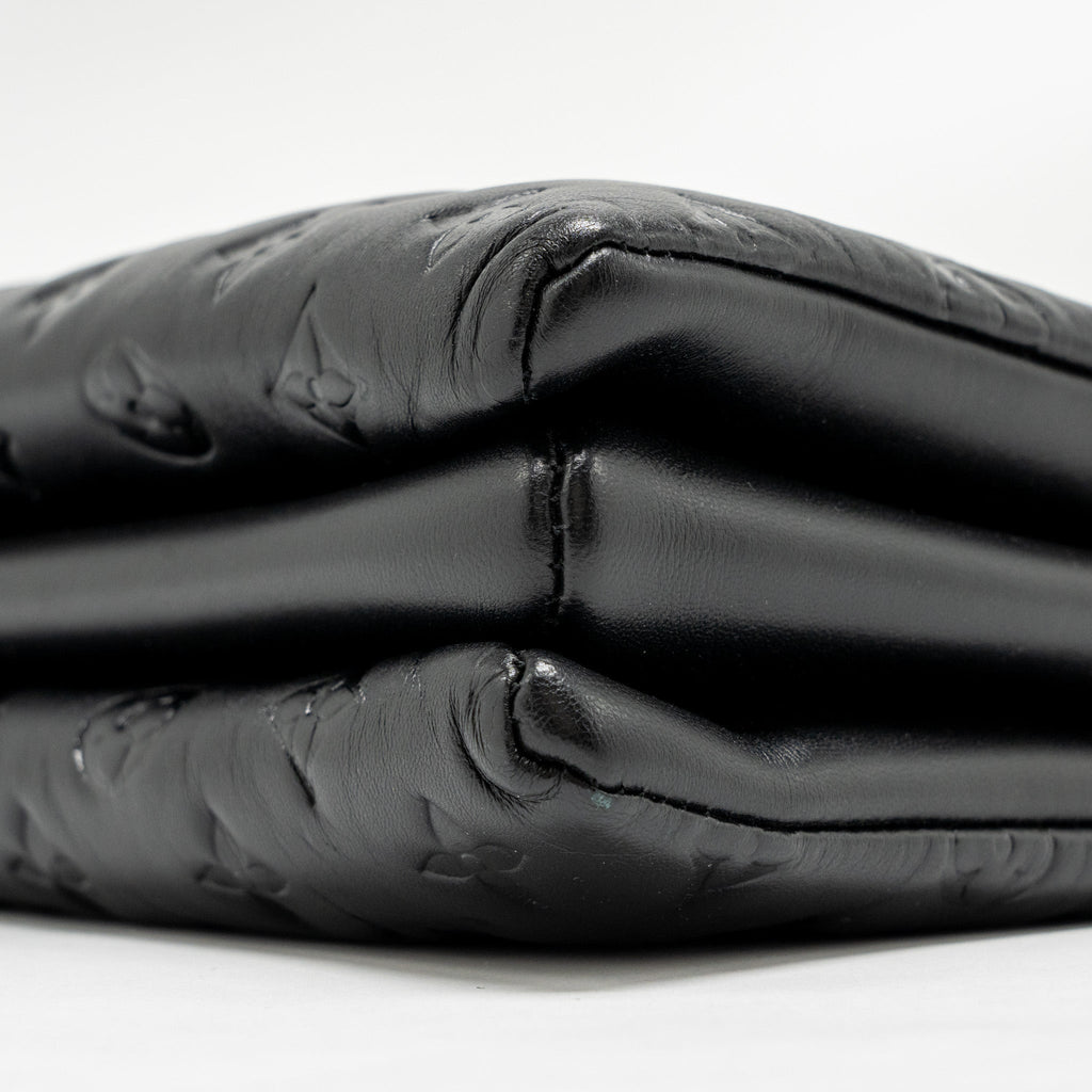 LOUIS VUITTON COUSSIN PM LAMBSKIN BLACK GHW