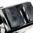 Chanel plexiglass crystal robot Minaudiere evening bag black SHW