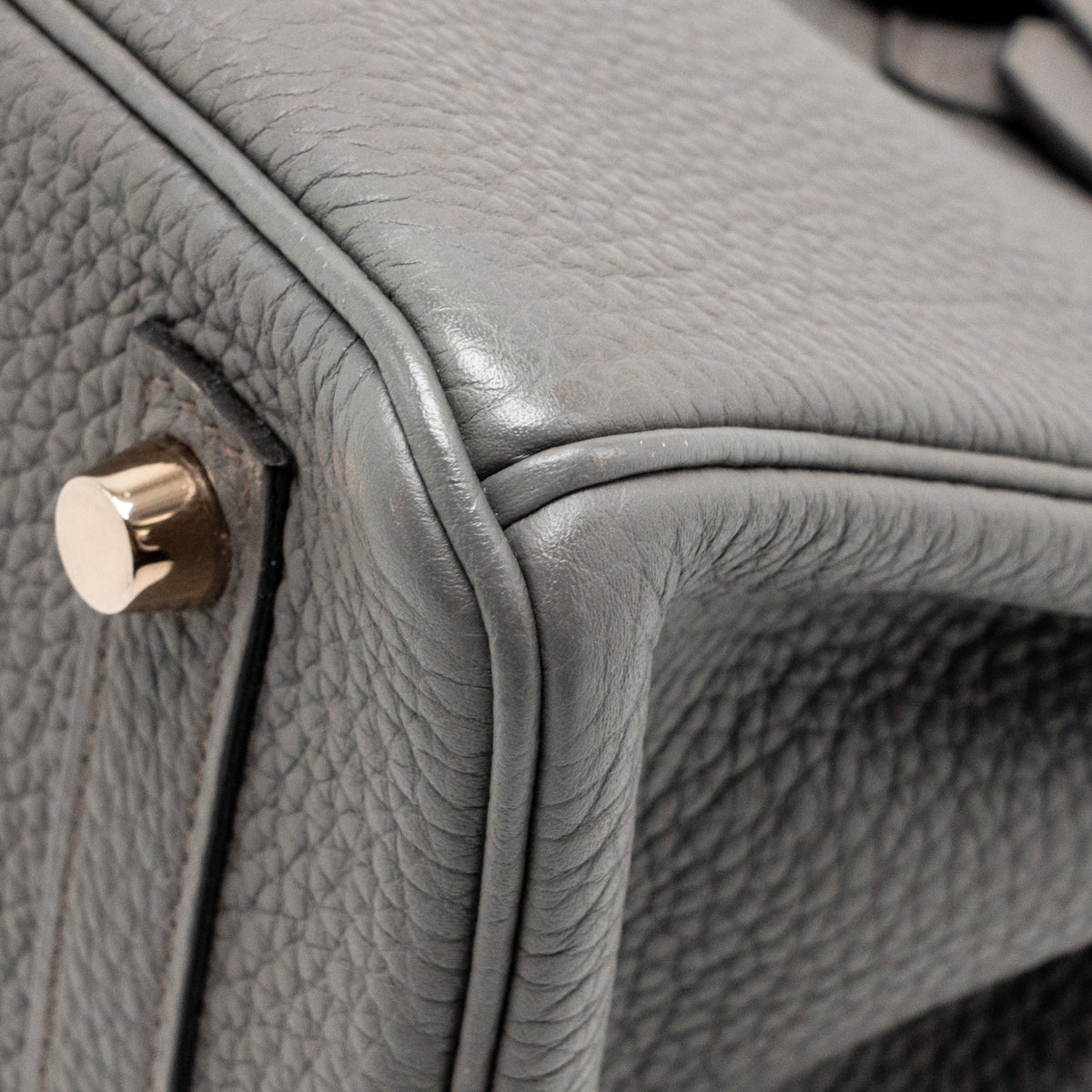 Hermes Birkin 25 Togo Gris Etain RGHW
