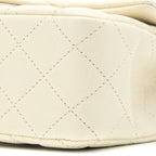 CHANEL TOP HANDLE MINI RECTANGULAR GRAINED CALFSKIN LIGHT BEIGE BRUSHED GHW