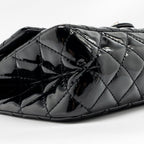 Chanel Large 2.55 Reissue Flap Bag Patent Leather Black SHW