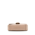 GUCCI MARMONT SMALL DUSTY PINK MATELASSÉ SHOULDER BAG GHW