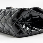 Chanel Large 2.55 Reissue Flap Bag Patent Leather Black SHW