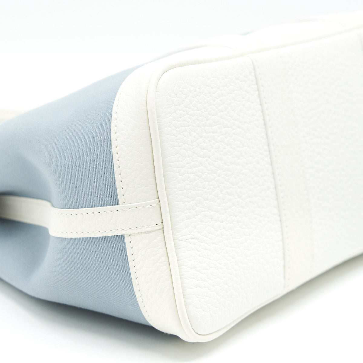 HERMES GARDEN PARTY 30 WHITE/BLUE JEAN SHW