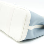 HERMES GARDEN PARTY 30 WHITE/BLUE JEAN SHW
