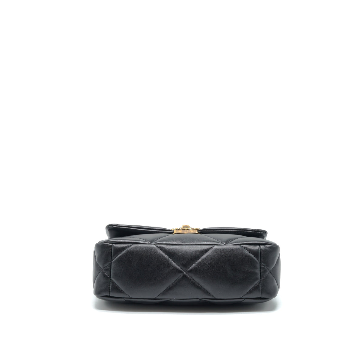 CHANEL SMALL 19 BAG LAMBSKIN BLACK WITH MULTICOLOUR HARDWARE (MICROCHIP)