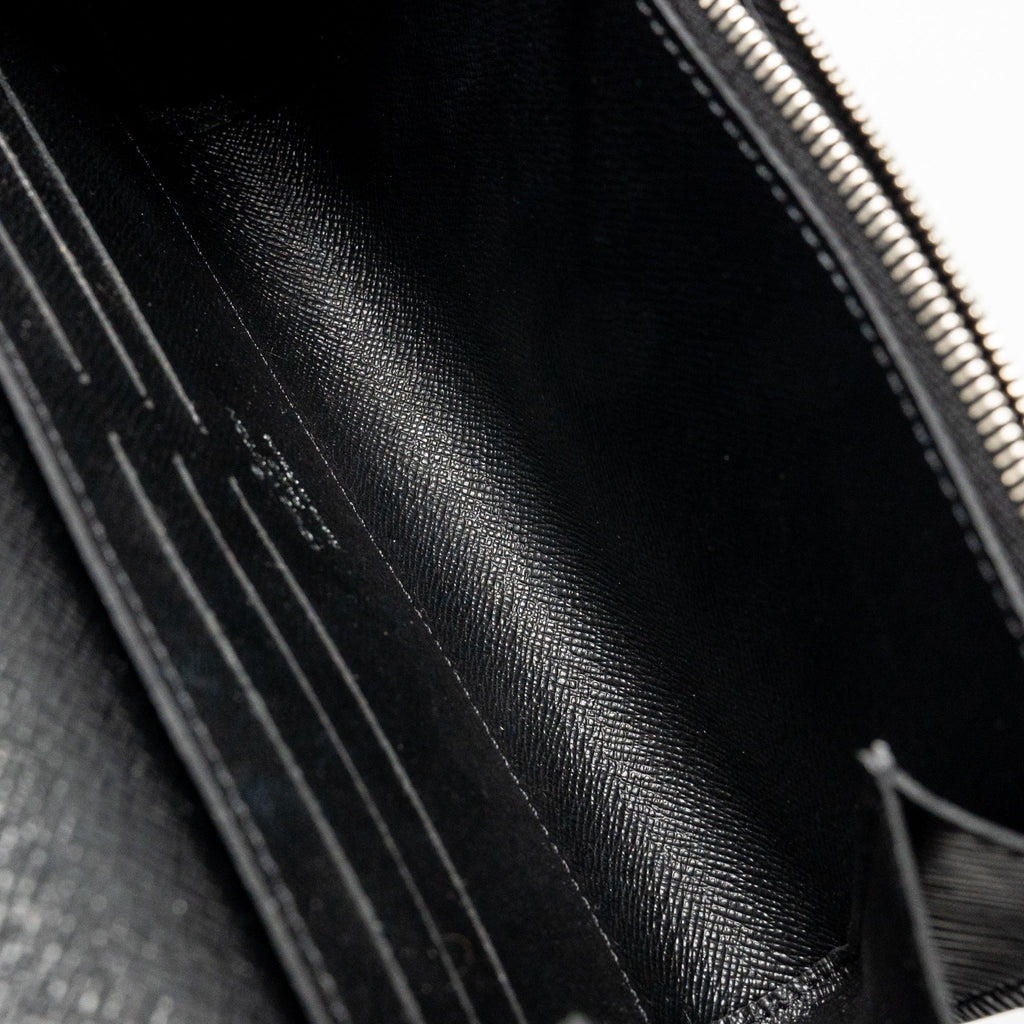 Louis Vuitton Twist Chain Wallet Limited Edition Patches EPI Black SHW