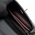 CHANEL SMALL COCO HANDLE CAVIAR BLACK LGHW (MICROCHIP)