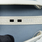 HERMES GARDEN PARTY 30 WHITE/BLUE JEAN SHW