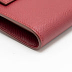 Hermes Kelly Long Wallet Epsom Rubis SHW
