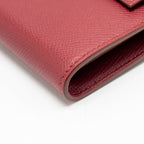 Hermes Kelly Long Wallet Epsom Rubis SHW