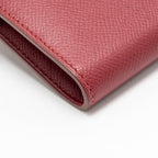 Hermes Kelly Long Wallet Epsom Rubis SHW