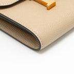 Hermes Constance Compact Wallet Epsom Trench / Naturel Sable RGHW