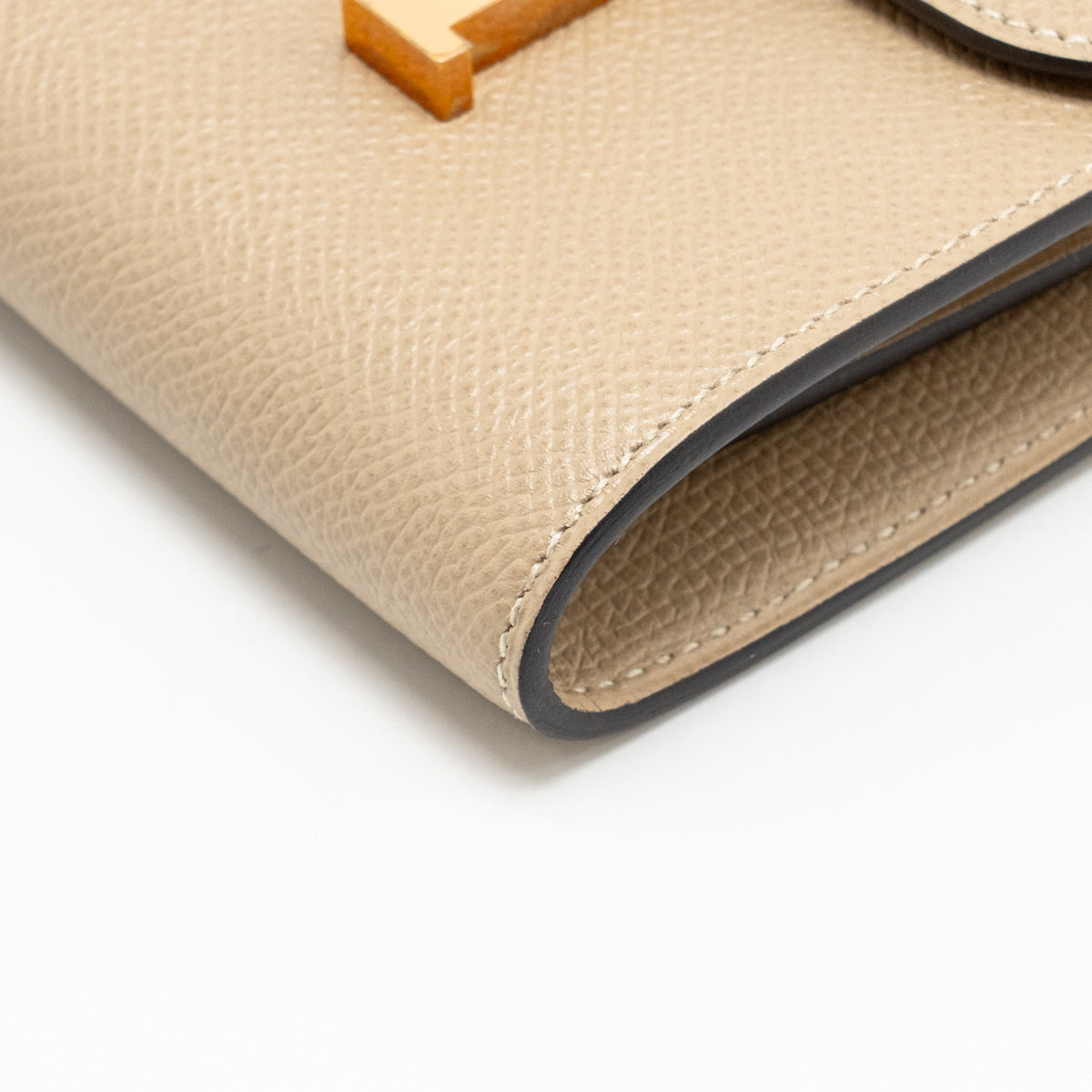 Hermes Constance Compact Wallet Epsom Trench / Naturel Sable RGHW