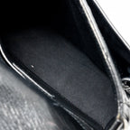 Saint Laurent/YSL Niki Baby Flap Bag Vintage Calfskin Black Ruthenium Hardware
