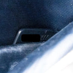 DIOR SADDLE POUCH DIOR OBLIQUE CANVAS BLUE GHW