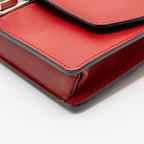 Prada Elektra Wallet on Chain Calfskin Red/Black SHW