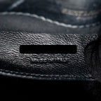 Saint Laurent/YSL Niki Baby Flap Bag Vintage Calfskin Black Ruthenium Hardware