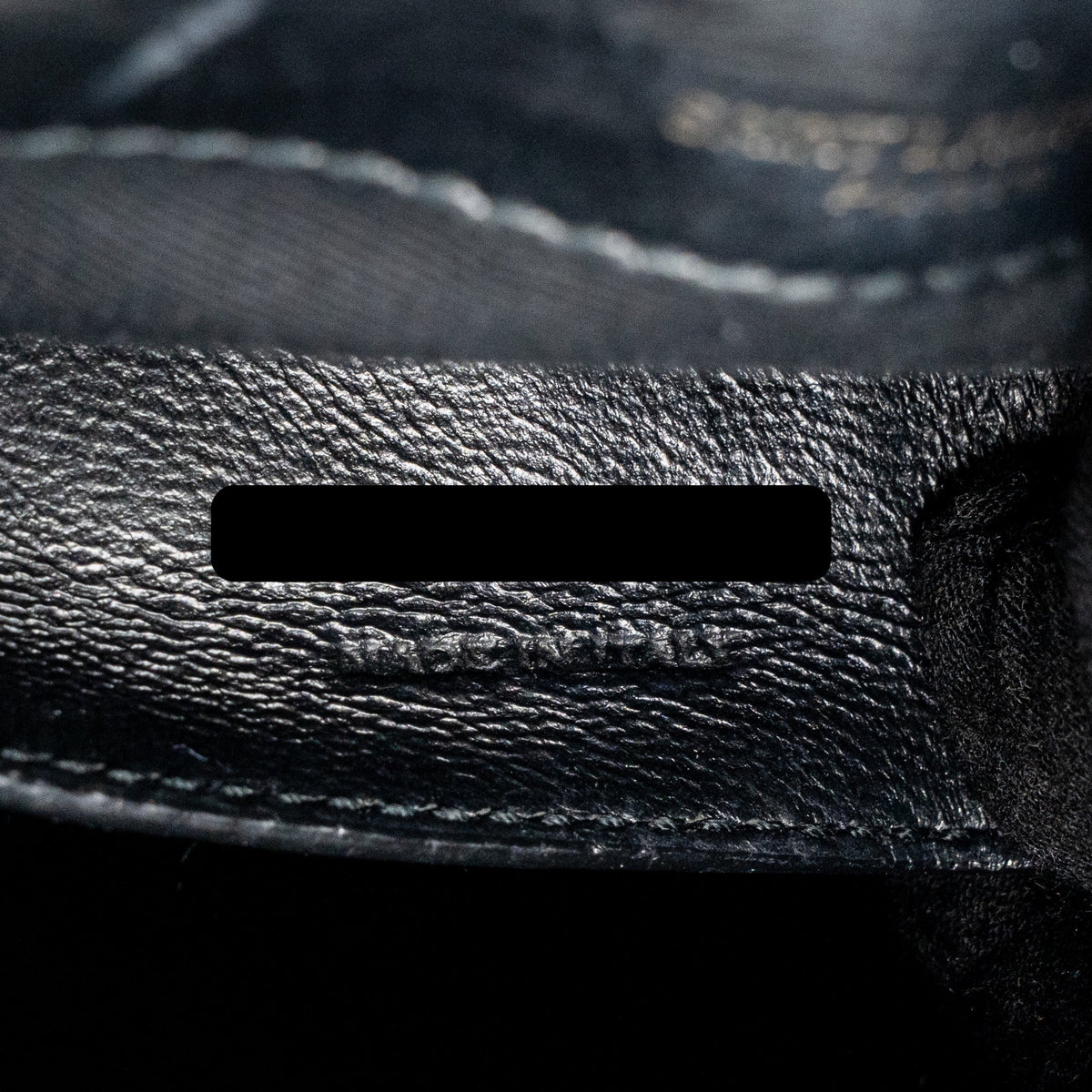 Saint Laurent/YSL Niki Baby Flap Bag Vintage Calfskin Black Ruthenium Hardware