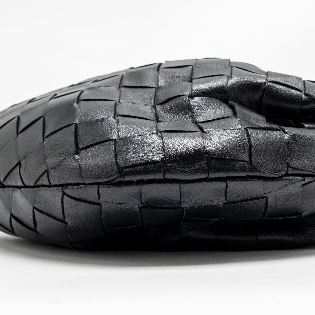 Bottega veneta mini Jodie intrecciato leather black SHW