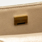 CHANEL 24C BACKPACK WITH STAR PATENT GOLD LGHW (MICROCHIP)