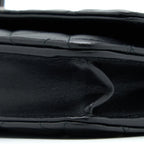CHANEL TRENDY CC WALLET ON CHAIN LAMBSKIN SO BLACK WITH BLACK HARDWARE (MICROCHIP)
