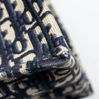 DIOR MEDIUM BOOK TOTE BLUE OBLIQUE EMBOIDERY