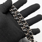 CHANEL MEDIUM CLASSIC DOUBLE FLAP BAG CAVIAR BLACK SHW