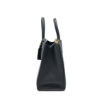 LOUIS VUITTON CITY STEAMER MM BLACK WITH AUTRES CUIRS LEATHER