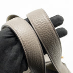 HERMES PICOTIN 22 LOCK BAG CLEMENCE GRIS ETAIN GHW